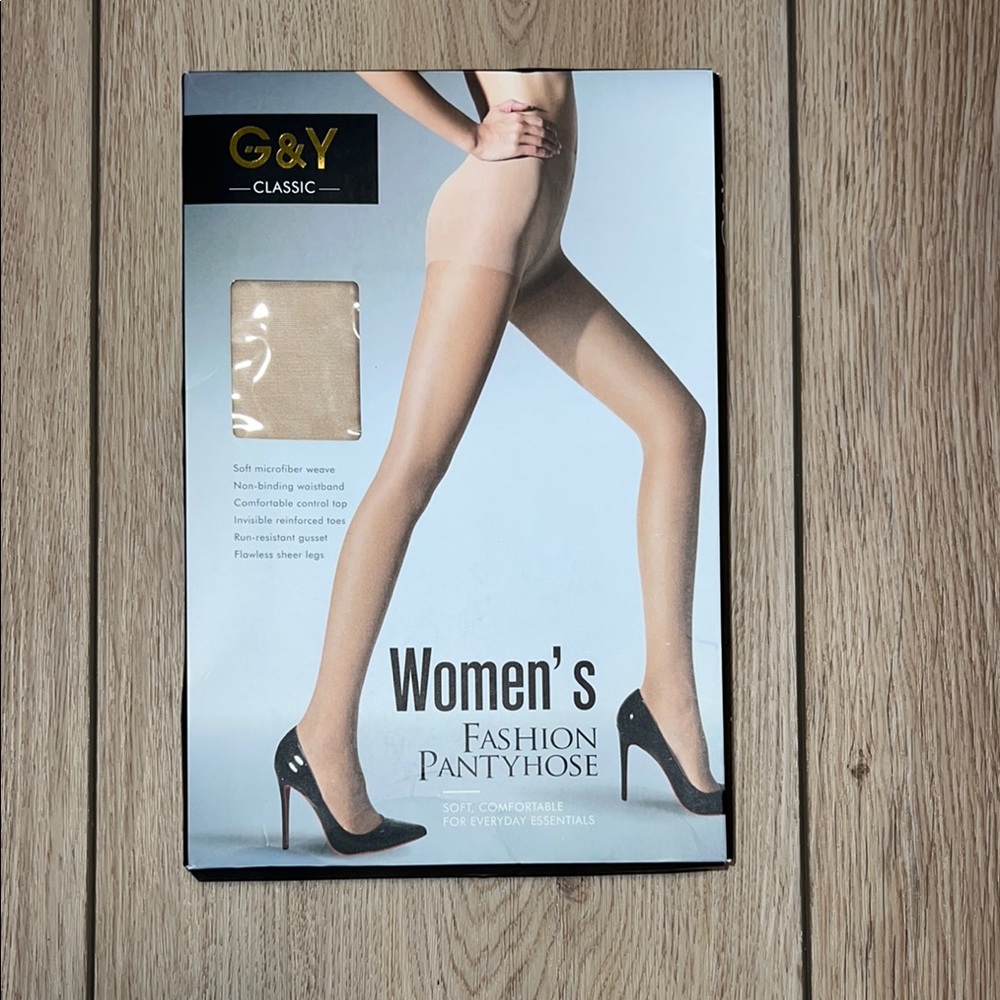 🛍️ 3 for $20 🛍️ - G&Y Classic Women's Fashion Pantyhose - Natural Skin